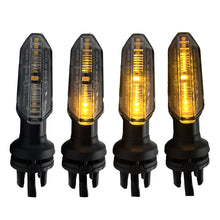 Load image into Gallery viewer, 2Pcs Motorcycle LED Turn Signal Lamp Sequential Amber Flowing LED Indicator Lights Accessories for Honda TITAN150 2000 CB250 TWISTER
