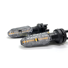 Load image into Gallery viewer, 2Pcs Motorcycle LED Turn Signal Lamp Sequential Amber Flowing LED Indicator Lights Accessories for Honda TITAN150 2000 CB250 TWISTER

