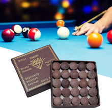 Load image into Gallery viewer, 1Box /50PCS 9/10/11/12/13MM Pool Cue Red Tip Cowhide Material For American Snooker Black Eight Cue Billiard Repair Supplies
