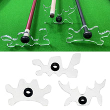 Load image into Gallery viewer, 1PC Multi-Function Transparent Acrylic Billiard Stick Holder Height Adjustable Crown Antler Elongated Height Raising Rack Billiard Accessories

