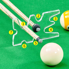 Load image into Gallery viewer, 1PC Multi-Function Transparent Acrylic Billiard Stick Holder Height Adjustable Crown Antler Elongated Height Raising Rack Billiard Accessories
