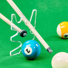 Load image into Gallery viewer, 1PC Multi-Function Transparent Acrylic Billiard Stick Holder Height Adjustable Crown Antler Elongated Height Raising Rack Billiard Accessories
