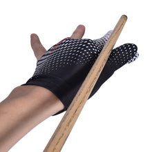 Load image into Gallery viewer, 1PC Professional Three-Finger Billiard Gloves Lycra Breathable High Elastic Non-Slip Gradient Sports Gloves Billiard Supplies

