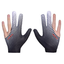 Load image into Gallery viewer, 1PC Professional Three-Finger Billiard Gloves Lycra Breathable High Elastic Non-Slip Gradient Sports Gloves Billiard Supplies
