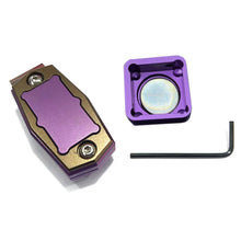 Load image into Gallery viewer, 1PC Portable Aluminum Billiard Chalk Cartridge Strong Magnetic Adsorption Round Square Chalk Powder Clips With Small Wrench Billiard Supplies
