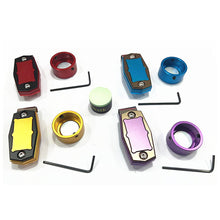 Load image into Gallery viewer, 1PC Portable Aluminum Billiard Chalk Cartridge Strong Magnetic Adsorption Round Square Chalk Powder Clips With Small Wrench Billiard Supplies
