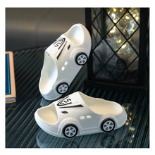 Load image into Gallery viewer, Summer New Luminous Kid Sandals Cute Cartoon Car Slippers Boy Anti-slip Beach Shoe Flashing Pulleys 2024 Trend Fashion Design
