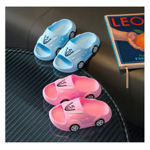 Load image into Gallery viewer, Summer New Luminous Kid Sandals Cute Cartoon Car Slippers Boy Anti-slip Beach Shoe Flashing Pulleys 2024 Trend Fashion Design
