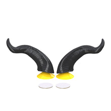 Load image into Gallery viewer, 2Pcs Motorcycle Helmet Decoration Devil's Horns Style Motorbike Helmet Accessories Stickers Cosplay Styling with Sucker
