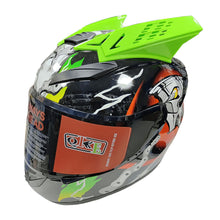 Load image into Gallery viewer, 2Pcs Motorcycle Helmet Horn Motocross Racing Mohawk Horns Full Face Horn Stick Decoration
