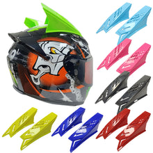 Load image into Gallery viewer, 2Pcs Motorcycle Helmet Horn Motocross Racing Mohawk Horns Full Face Horn Stick Decoration
