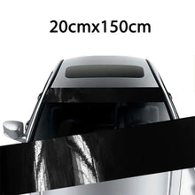 Load image into Gallery viewer, 20cmx150cm Car Front Windshield Anti-UV Stickers Privacy Window Stickers for Auto Side Blocks Cover Film
