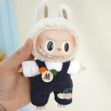 Load image into Gallery viewer, Clothes Only 17cm Pendant Blind Box Macaron Cloth Labubu Chill Filled Doll Accessories Cos Gift Doll Pure Handmade Cloth
