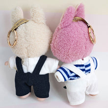 Load image into Gallery viewer, Clothes Only 17cm Pendant Blind Box Macaron Cloth Labubu Chill Filled Doll Accessories Cos Gift Doll Pure Handmade Cloth
