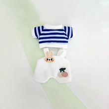 Load image into Gallery viewer, Clothes Only 17cm Pendant Blind Box Macaron Cloth Labubu Chill Filled Doll Accessories Cos Gift Doll Pure Handmade Cloth
