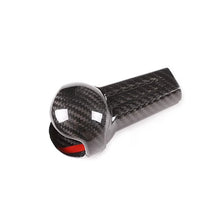 Load image into Gallery viewer, 3Pcs/Set Car Interior Gear Shift Knob Head Decorative Trim Cover Red Black Carbon Fiber For Ford Mustang 2015 - 2019
