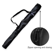 Load image into Gallery viewer, 1PC 70-8CM Billiard Cue Stick Leather Storage Bag With Adjustable Strap For 1/2 OR Children's Pool Cue Zipper Baseball Bat Storage Bag
