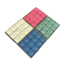 Load image into Gallery viewer, 12PCS/Box Billiard Cue Tip Chalk American Black 8 Pool Cue Tip Square Powder Billiard Supplies Accessories
