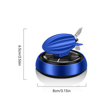Load image into Gallery viewer, Car Solar Air Freshener Interior Fragrance Ornaments Airship Decoration Ship Tail Rotating Aroma Diffuser for Vehicle Home Office
