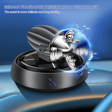 Load image into Gallery viewer, Car Solar Air Freshener Interior Fragrance Ornaments Airship Decoration Ship Tail Rotating Aroma Diffuser for Vehicle Home Office
