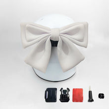 Load image into Gallery viewer, Motorcycle Helmet Bow Decoration Electric Bike Helmet Car Body Decoration Bows Accessories Bowknot Quick-dismantling For Girl Women
