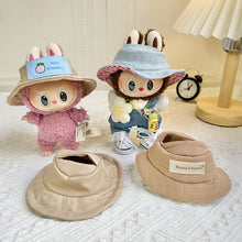 Load image into Gallery viewer, Doll Hat for Dollhouse Miniature 17cm Labubu Color Match Hat Kawaii Cute Doll Accessories Kids Girls Toys
