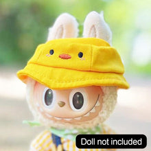 Load image into Gallery viewer, Doll Hat for Dollhouse Miniature 17cm Labubu Color Match Hat Kawaii Cute Doll Accessories Kids Girls Toys
