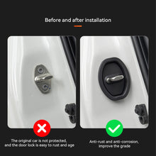 Load image into Gallery viewer, 4Pcs Universal Car Door Lock Buckle Protective Cover Silicone Door Shock Absorber Cushion Thickened Anti-collision Pad
