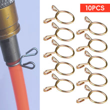 Load image into Gallery viewer, 10Pcs Auto Car Oil Hose Clamps Fuel Line Hose Tubing Spring Clips Clamp for Motorcycle Scooter ATV Moped Universal Vehicle
