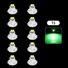 Load image into Gallery viewer, 10Pcs Car Interior Indicator Lights Wedge Dashboard Warming Instrument Light T3 LED T4.2 T4.7 Led Bulb Canbus 3030SMD 12V Auto Lamp
