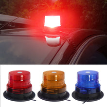 Load image into Gallery viewer, 12V Car Truck Roof Top Warning Light Emergency LED Strobe Light Flashing Traffic Lamp With Magnetic Base For Auto Security
