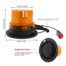 Load image into Gallery viewer, 12V Car Truck Roof Top Warning Light Emergency LED Strobe Light Flashing Traffic Lamp With Magnetic Base For Auto Security
