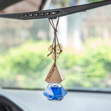 Load image into Gallery viewer, 8ML Car Perfume Hanging Bottles Aromatherapy Refillable Air Freshener Diffuser Vehicle Oil Fragrance Triangle Cap Bottle Auto Sapper Pendant
