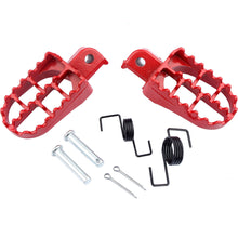 Load image into Gallery viewer, Pari Motorcycle Foot Pegs Rests Pegs Motorbike Dirt Pit Bike For Yamaha PW50 PW80 TW200 XR50R CRF50 CRF70 CRF80 CRF100F
