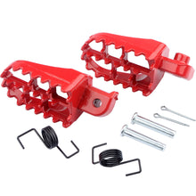 Load image into Gallery viewer, Pari Motorcycle Foot Pegs Rests Pegs Motorbike Dirt Pit Bike For Yamaha PW50 PW80 TW200 XR50R CRF50 CRF70 CRF80 CRF100F

