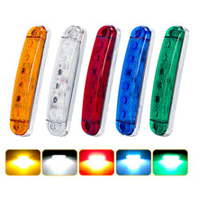 Load image into Gallery viewer, 12V- 80V 6LED Trailer Side Clearance Marker Lamp Warning Lens Flashing Lights Truck Side Marker Lamp Marker
