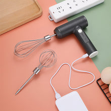 Load image into Gallery viewer, Wireless Handheld Egg Beater 3 Speeds Electric Milk Frother Foam Maker Mixer USB Rechargeable Coffee Drink Frothing Wand Foamer
