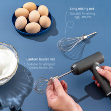 Load image into Gallery viewer, Wireless Handheld Egg Beater 3 Speeds Electric Milk Frother Foam Maker Mixer USB Rechargeable Coffee Drink Frothing Wand Foamer
