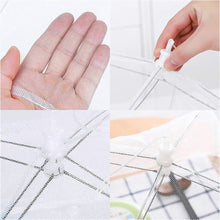 Load image into Gallery viewer, Kitchen Foldable Mesh Food Cover Anti-fly Food Covers Tent Reusable Collapsible Insect-Proof Lid Food Protection Net Vegetable Fruit Picnic Food Protect Umbrella
