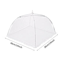 Load image into Gallery viewer, Kitchen Foldable Mesh Food Cover Anti-fly Food Covers Tent Reusable Collapsible Insect-Proof Lid Food Protection Net Vegetable Fruit Picnic Food Protect Umbrella
