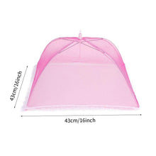 Load image into Gallery viewer, Kitchen Foldable Mesh Food Cover Anti-fly Food Covers Tent Reusable Collapsible Insect-Proof Lid Food Protection Net Vegetable Fruit Picnic Food Protect Umbrella
