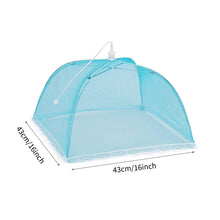 Load image into Gallery viewer, Kitchen Foldable Mesh Food Cover Anti-fly Food Covers Tent Reusable Collapsible Insect-Proof Lid Food Protection Net Vegetable Fruit Picnic Food Protect Umbrella
