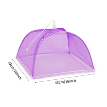 Load image into Gallery viewer, Kitchen Foldable Mesh Food Cover Anti-fly Food Covers Tent Reusable Collapsible Insect-Proof Lid Food Protection Net Vegetable Fruit Picnic Food Protect Umbrella
