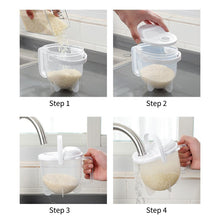Load image into Gallery viewer, Washing Rice Machine with Handle Plastic Strainer Soybean Washer Sieve Convenient Multifunctional for Kitchen Supplies
