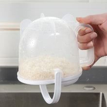 Load image into Gallery viewer, Washing Rice Machine with Handle Plastic Strainer Soybean Washer Sieve Convenient Multifunctional for Kitchen Supplies
