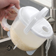 Load image into Gallery viewer, Washing Rice Machine with Handle Plastic Strainer Soybean Washer Sieve Convenient Multifunctional for Kitchen Supplies
