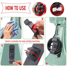 Load image into Gallery viewer, 6Pcs Cord Wrapper Organizer Clip With Self-Adhesive Wire Clip Holder Winder Management Cable Winder Kitchen Appliances Winder Fixed
