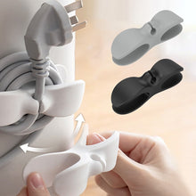 Load image into Gallery viewer, 4Pcs Cord Wrapper Organizer Clip With Self-Adhesive Wire Clip Holder Winder Management Cable Winder Kitchen Appliances Winder Fixed
