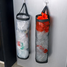 Load image into Gallery viewer, Home Grocery Bag Holder Wall Mount Plastic Bag Holder Dispenser Hanging Storage Trash Garbage Bag Kitchen Garbage Organizer
