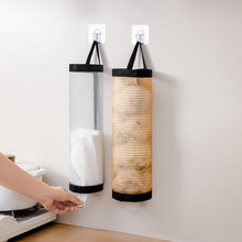 Load image into Gallery viewer, Home Grocery Bag Holder Wall Mount Plastic Bag Holder Dispenser Hanging Storage Trash Garbage Bag Kitchen Garbage Organizer
